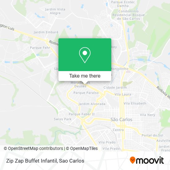 Zip Zap Buffet Infantil map