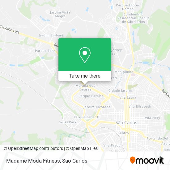 Mapa Madame Moda Fitness