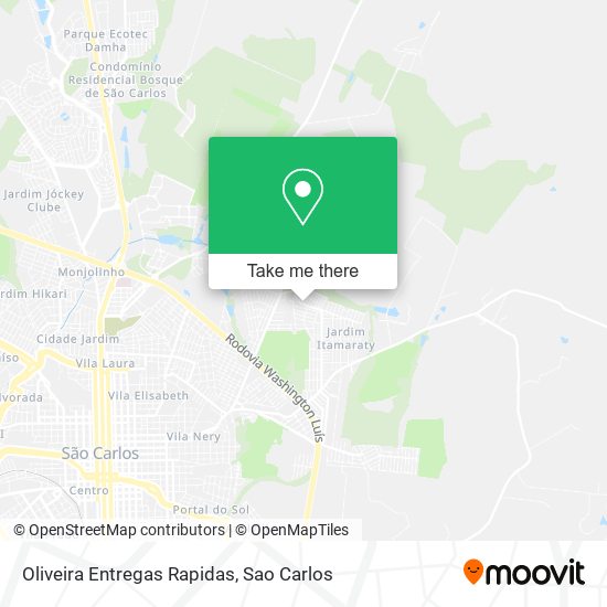 Mapa Oliveira Entregas Rapidas