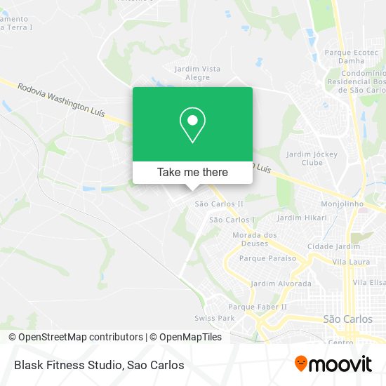 Blask Fitness Studio map