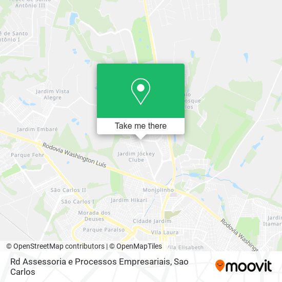 Mapa Rd Assessoria e Processos Empresariais