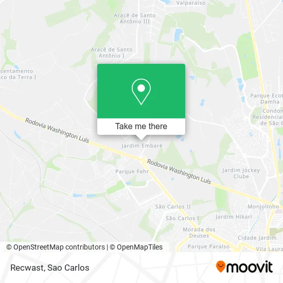 Recwast map