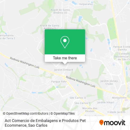 Act Comercio de Embalagens e Produtos Pet Ecommerce map