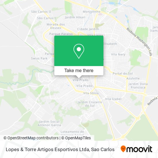 Lopes & Torre Artigos Esportivos Ltda map