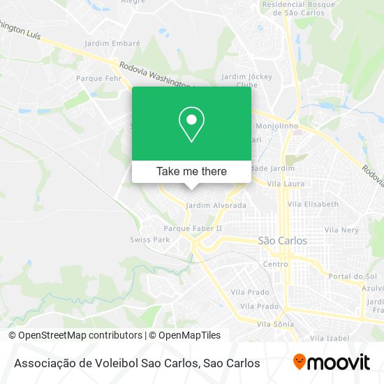 Associação de Voleibol Sao Carlos map