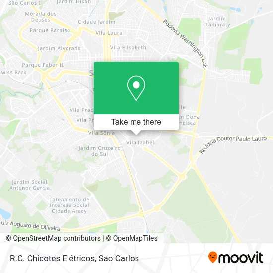 R.C. Chicotes Elétricos map