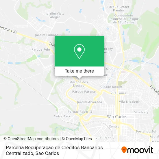 Parceria Recuperação de Creditos Bancarios Centralizado map