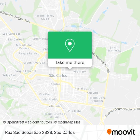 Rua São Sebastião 2828 map