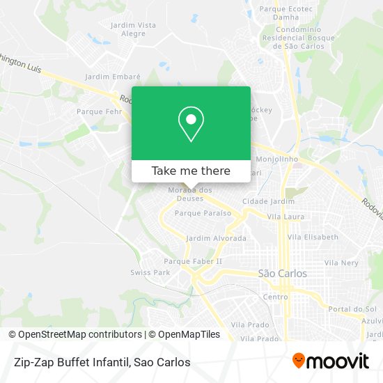 Zip-Zap Buffet Infantil map