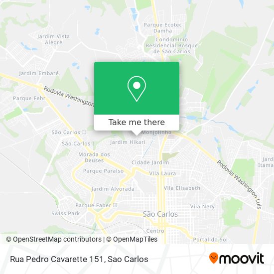 Rua Pedro Cavarette 151 map