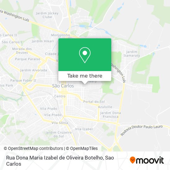 Rua Dona Maria Izabel de Oliveira Botelho map