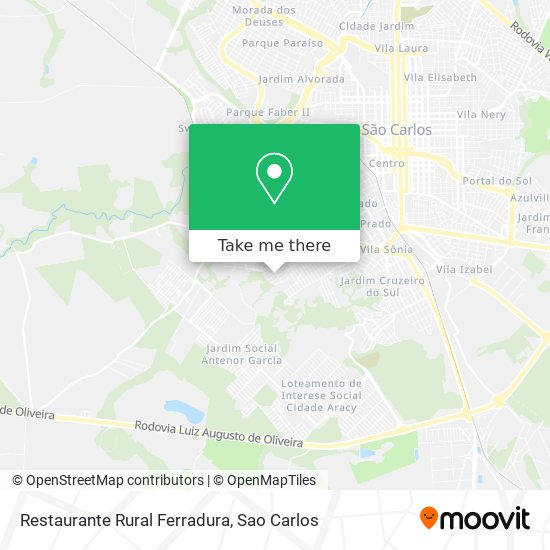 Mapa Restaurante Rural Ferradura