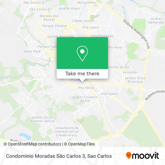 Mapa Condominio Moradas São Carlos 3