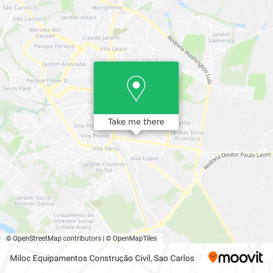 Miloc Equipamentos Construção Civil map