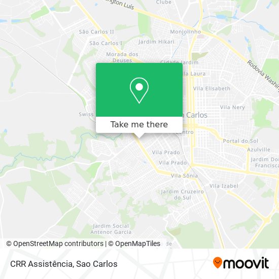 CRR Assistência map