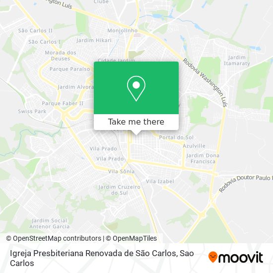 Igreja Presbiteriana Renovada de São Carlos map
