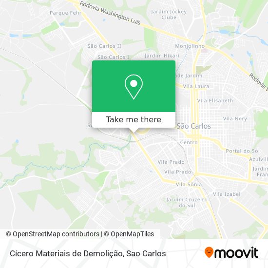 Cícero Materiais de Demolição map