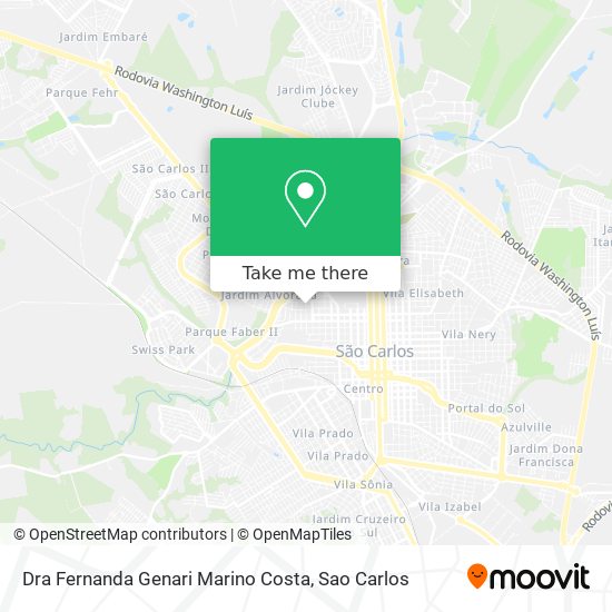 Dra Fernanda Genari Marino Costa map