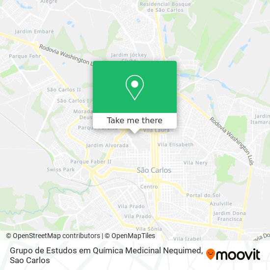 Mapa Grupo de Estudos em Química Medicinal Nequimed