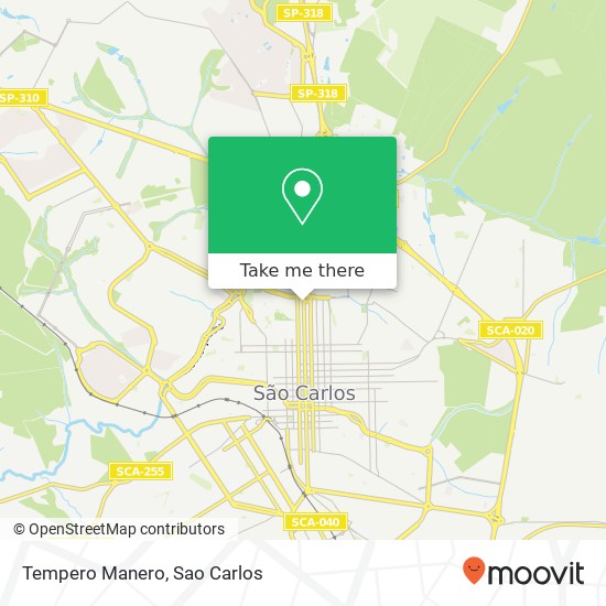 Tempero Manero map