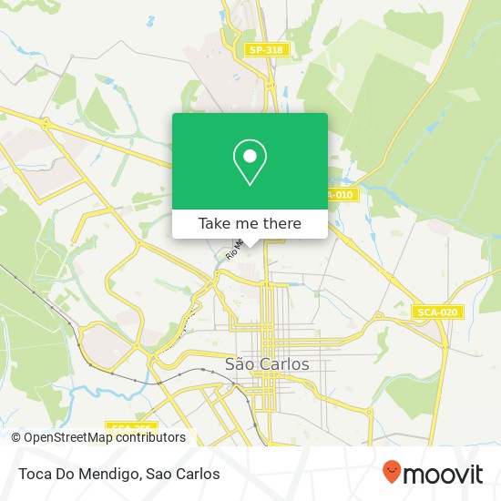 Toca Do Mendigo map