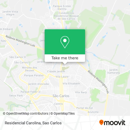 Residencial Carolina map