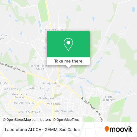 Laboratório ALCOA - GEMM map