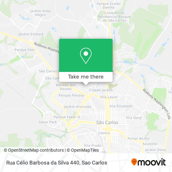 Rua Célio Barbosa da Silva 440 map