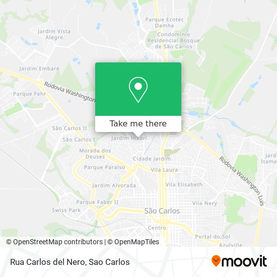 Rua Carlos del Nero map