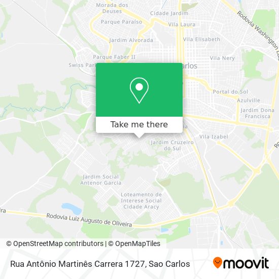 Rua Antônio Martinês Carrera 1727 map