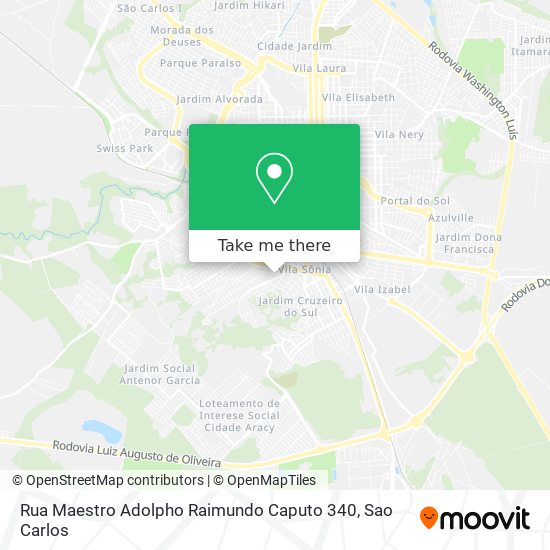 Rua Maestro Adolpho Raimundo Caputo 340 map