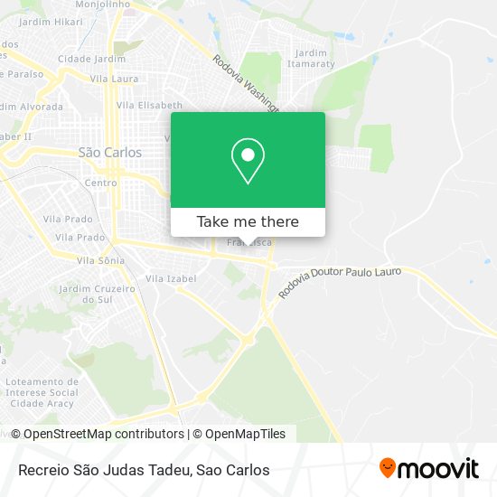 Recreio São Judas Tadeu map