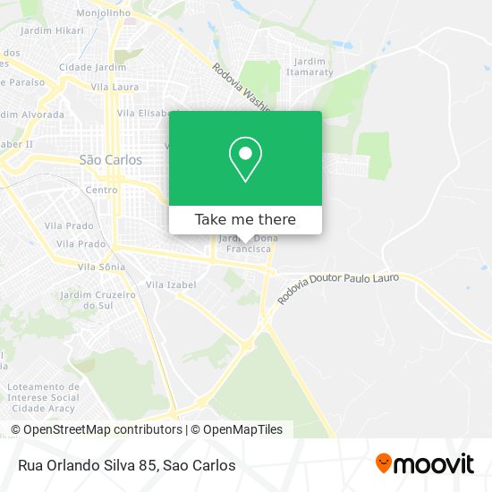 Rua Orlando Silva 85 map