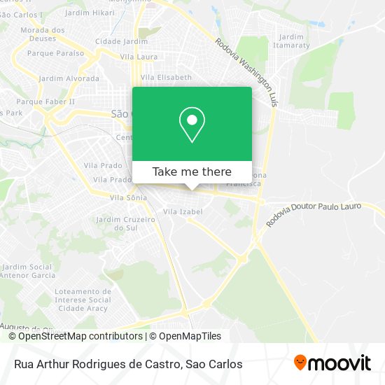 Rua Arthur Rodrigues de Castro map