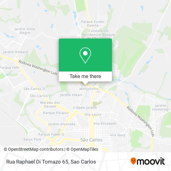 Rua Raphael Di Tomazo 65 map