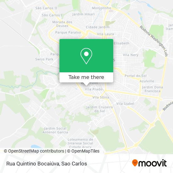 Rua Quintino Bocaiúva map