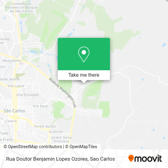 Rua Doutor Benjamin Lopes Ozores map