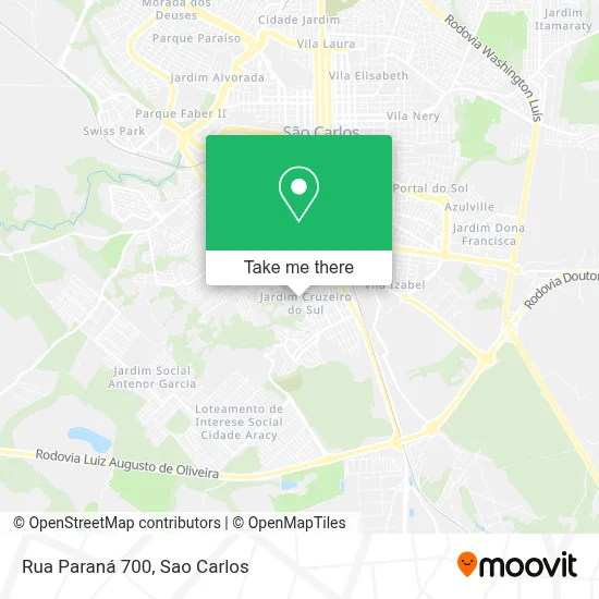 Rua Paraná 700 map