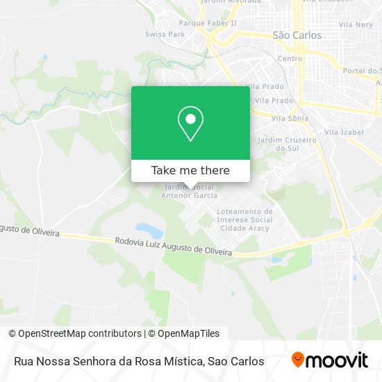 Rua Nossa Senhora da Rosa Mística map