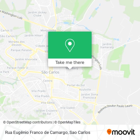 Rua Eugênio Franco de Camargo map
