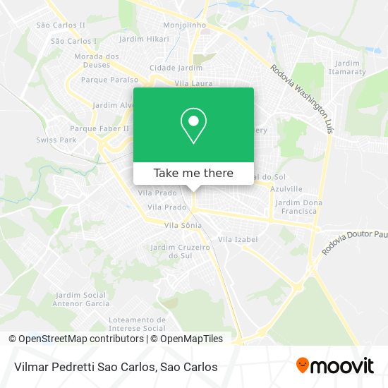 Vilmar Pedretti Sao Carlos map