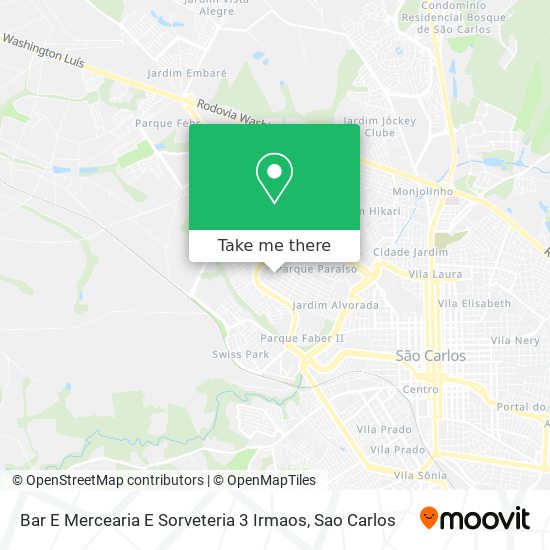 Bar E Mercearia E Sorveteria 3 Irmaos map