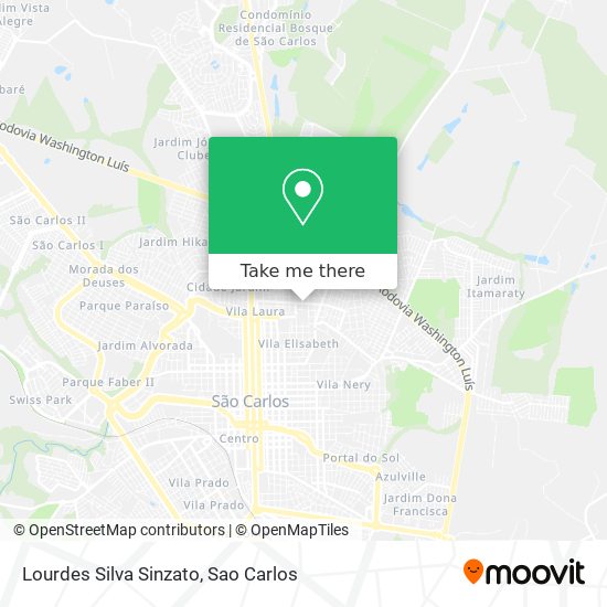Lourdes Silva Sinzato map