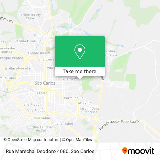 Rua Marechal Deodoro 4080 map