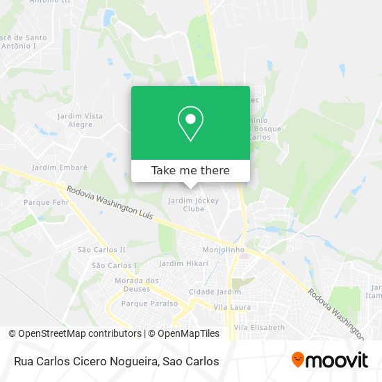 Mapa Rua Carlos Cicero Nogueira
