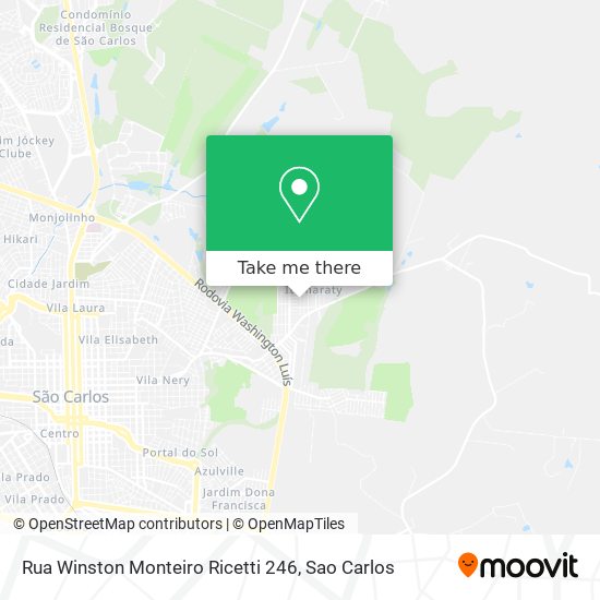 Rua Winston Monteiro Ricetti 246 map