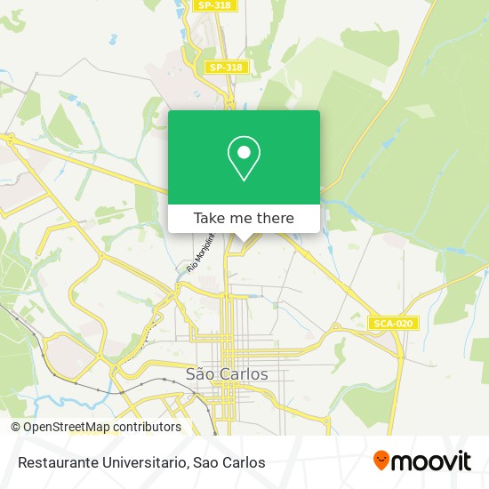 Mapa Restaurante Universitario