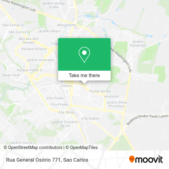 Rua General Osório 771 map