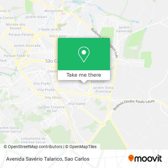 Avenida Savério Talarico map