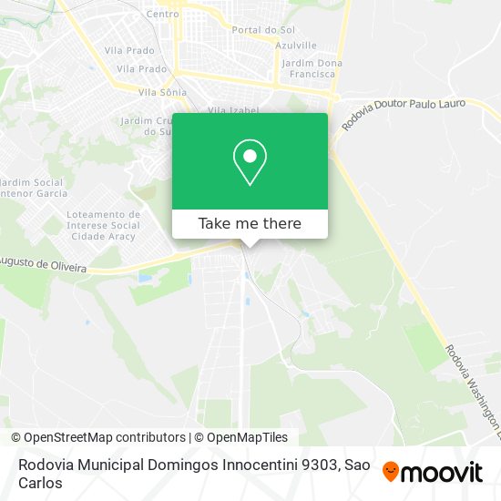 Rodovia Municipal Domingos Innocentini 9303 map